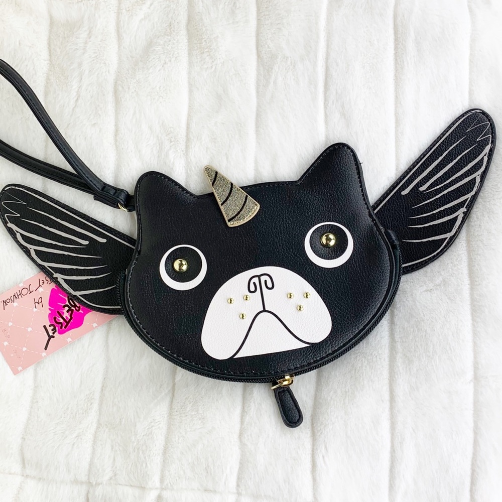 Luv Betsey Unicorn French Bulldog Wing Bag